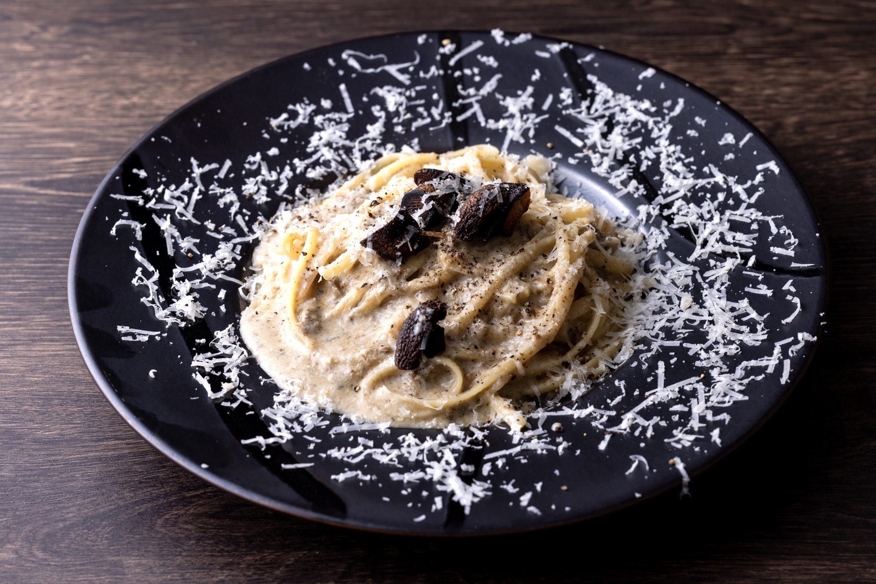 5種キノコのクリームパスタ